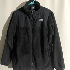 The North Face Jacket Girls XL 18 Black Denali Fleece Full Zip w/ Zip Pockets