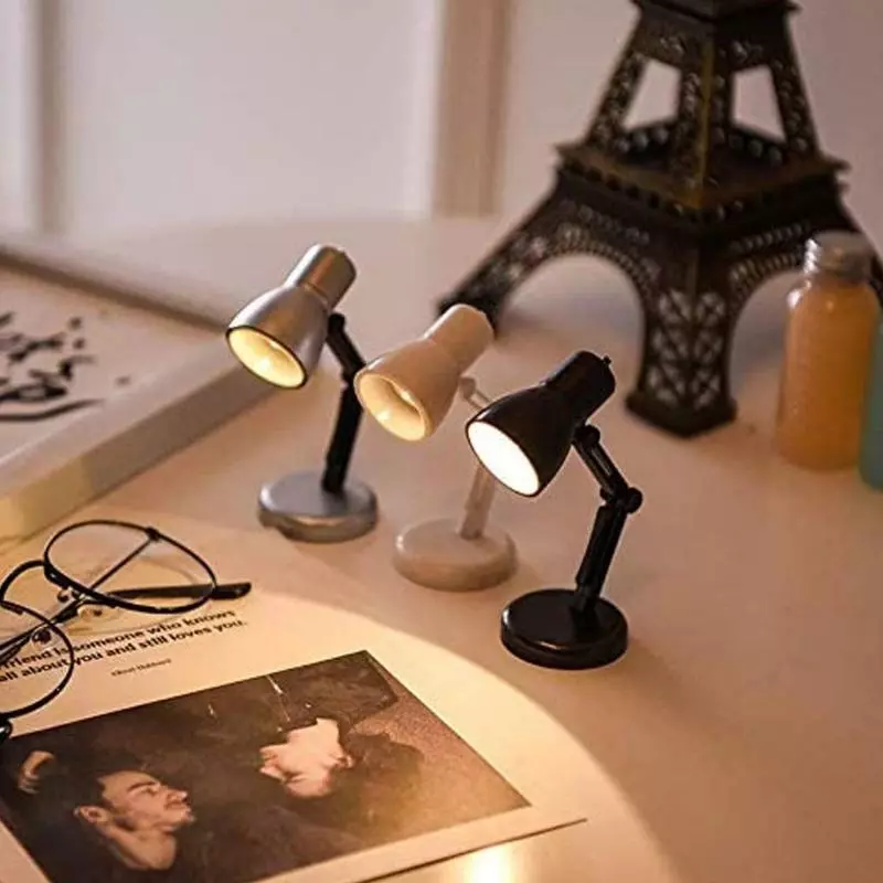 Mini Reading LED Table Light Foldable Miniature Architect Desk