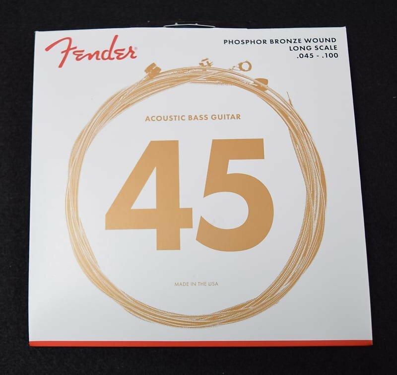 Corde Per Basso Acustico Fender Phosphor Bronze - Scala Lunga .045-.100 Per Suono Caldo E Duravole - Foto 4