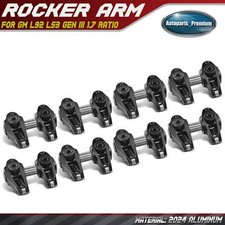 Black 2024 Aluminum Shaft Mount Rocker Arm Set For Gm L92 Ls3 Gen Iii 1.7 Ratio Black 2024 Aluminum Shaft Mount Rocker Arm Set For Gm L92 Ls3 Gen Iii 1.7 Ratio