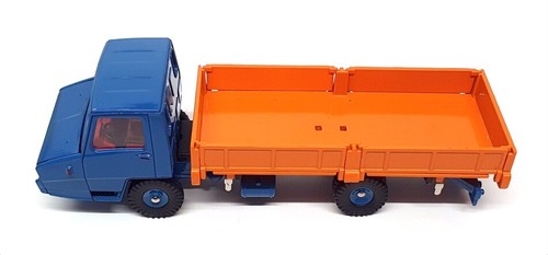 Atlas Dinky Toys Appx 18cm Long 569 Berliet Stradair Tipper Truck - Blue/Orange - Picture 3 of 5