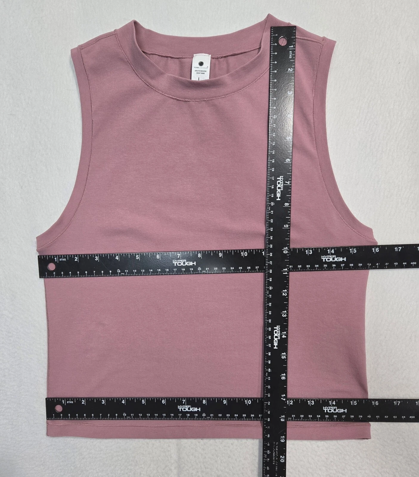 yogalicious airlite melissa crop athletic workout casual tank-top