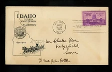 US FDC #896 APL M-3 1940 Boise ID Idaho Statehood 50th Anniversary
