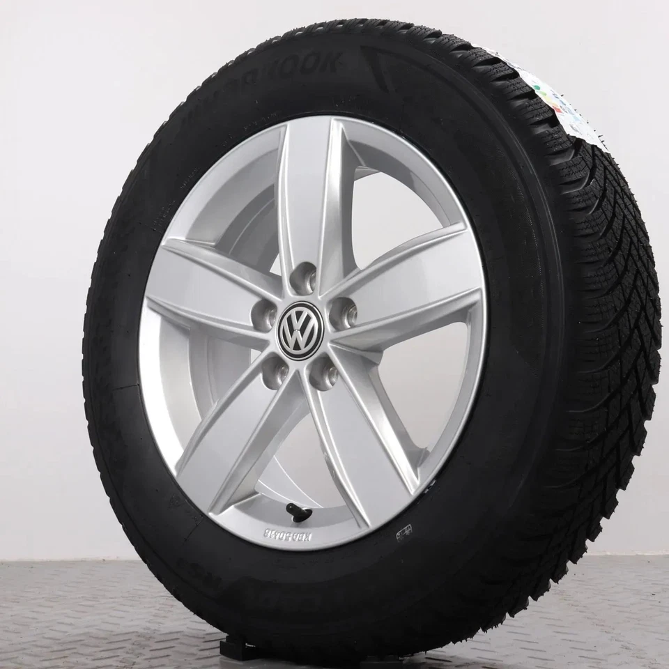 Winterräder VW Polo 6 2G AW 15Zoll Original Alufelgen Winterreifen 185/65R15 NEU - Bild 3 von 4