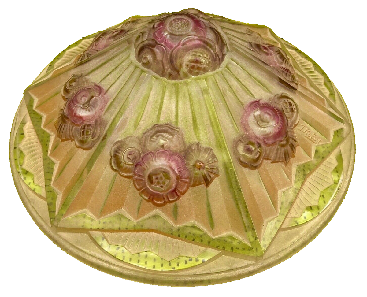 VASQUE signe LAMPE,LUSTRE art nouveau art déco Dlg de