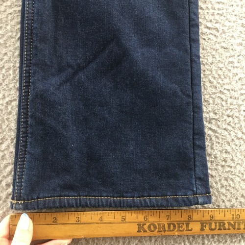 Lee Riders Mid Rise Bootcut Jeans Women 8P (actual 32x28.5) Blue Dark Wash Denim - Picture 10 of 19