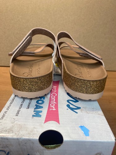 Skechers Women's Arch Comfort Luxe Foam Adjustable Pink Sandals US 6 - Picture 3 of 15