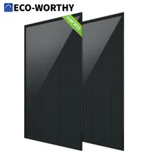 ECO-WORTHY 2Pack 410W Watt Solar Panel for Home Off grid + Free shipping