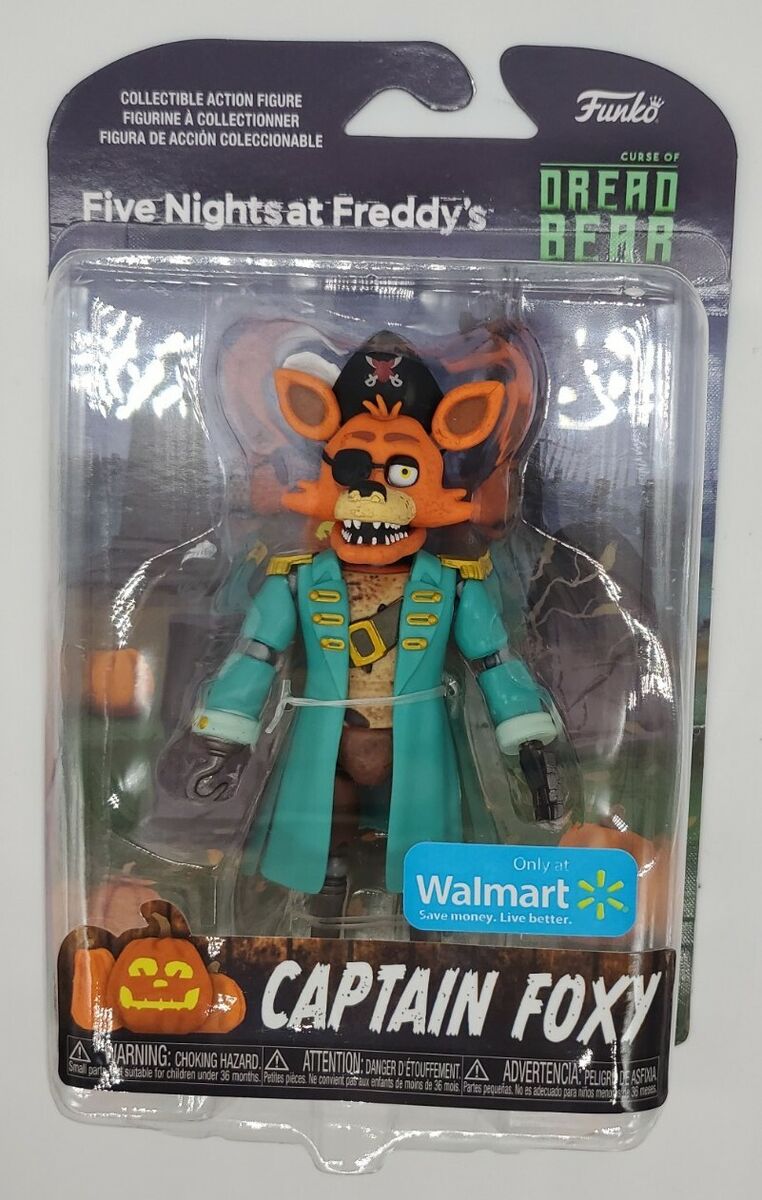 2021 Five Nights At Freddy's FNAF Plush/Figure Set Captain Foxy Exclusive  Dread