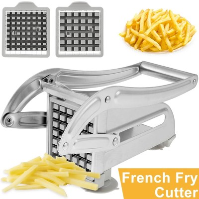 Potato Chipper Stainless Steel French Fry Multifunction Cutter With 36/64 Holes