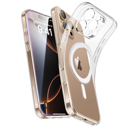 iPhone 16 Pro Max Case Shockproof MagSafe Magnetic Clear Shockproof Phone Cover