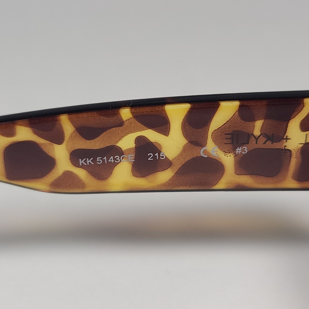 KENDALL + KYLIE Amber Demi Cat Eye Frame Alexandra Designer Sunglasses w/Pouch Kendall + Kylie Alexandra KK6143CE 001 Cat Eye Sunglasses  main image 4