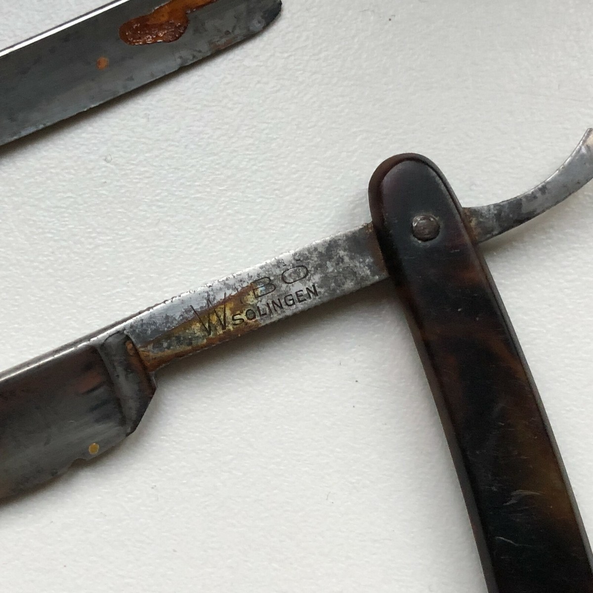2x Vintage 1920s SOLINGEN Straight Razors Made in Germany | eBay