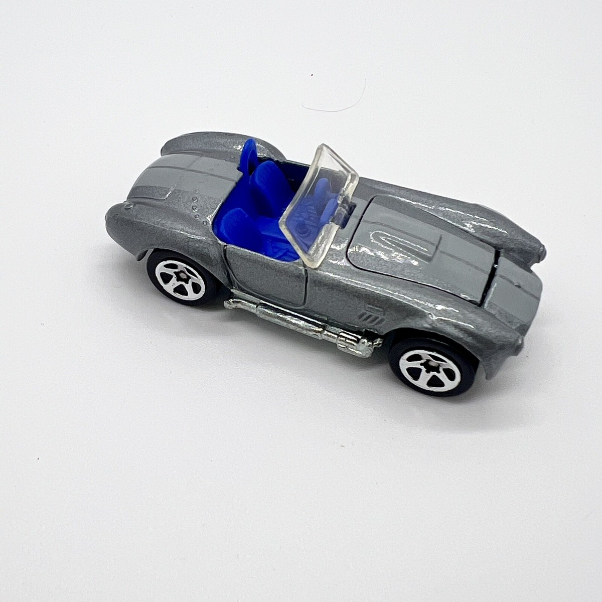 1982 Hot Wheels Shelby Cobra. Primer Gray White Stripes 1/64