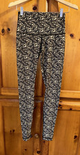 Lululemnon Tight Leggings Yoga Pants Women s 4 Shine High Rise Full Length READ