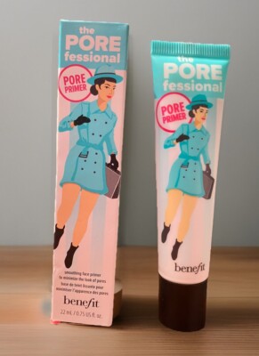Benefit The POREfessional Pore Minimizing Primer .75 oz./22ml. New with box