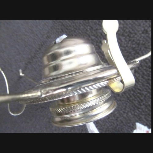 7" MESSING RING SCHATTENHALTER passt #2 Brenner / Öllampe alte Spinne / sieben Zoll - Bild 6 von 7