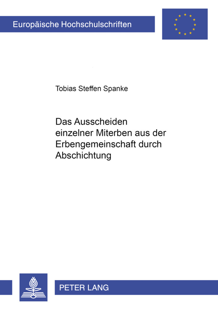 Thumbnail - Tobias Steffen Spanke | Das Ausscheiden Einzelner Miterben Aus Der...