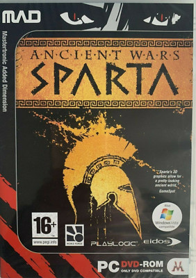 Ancient Wars Sparta PC DVD ROM Spiel Neu und Sealed