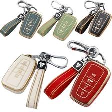 4 Button Remote Key Fob Cover Case For Toyota Camry Highlander Corolla RAV4 C-HR