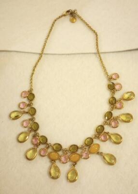 Necklace Talbot's Backless Bezel Set Pastel 