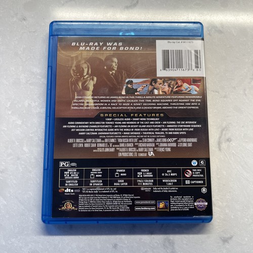 From Russia With Love + For Your Eyes Only James Bond 007 (Blu-ray, 1963)DVD Lot - Picture 3 of 14