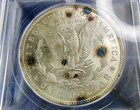 1885 Morgan Silver Dollar - Philadelphia - 90% Silver - ICG MS 65 - Toning Spots