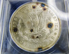 1885 Morgan Silver Dollar - Philadelphia - 90% Silver - ICG MS 65 - Toning Spots