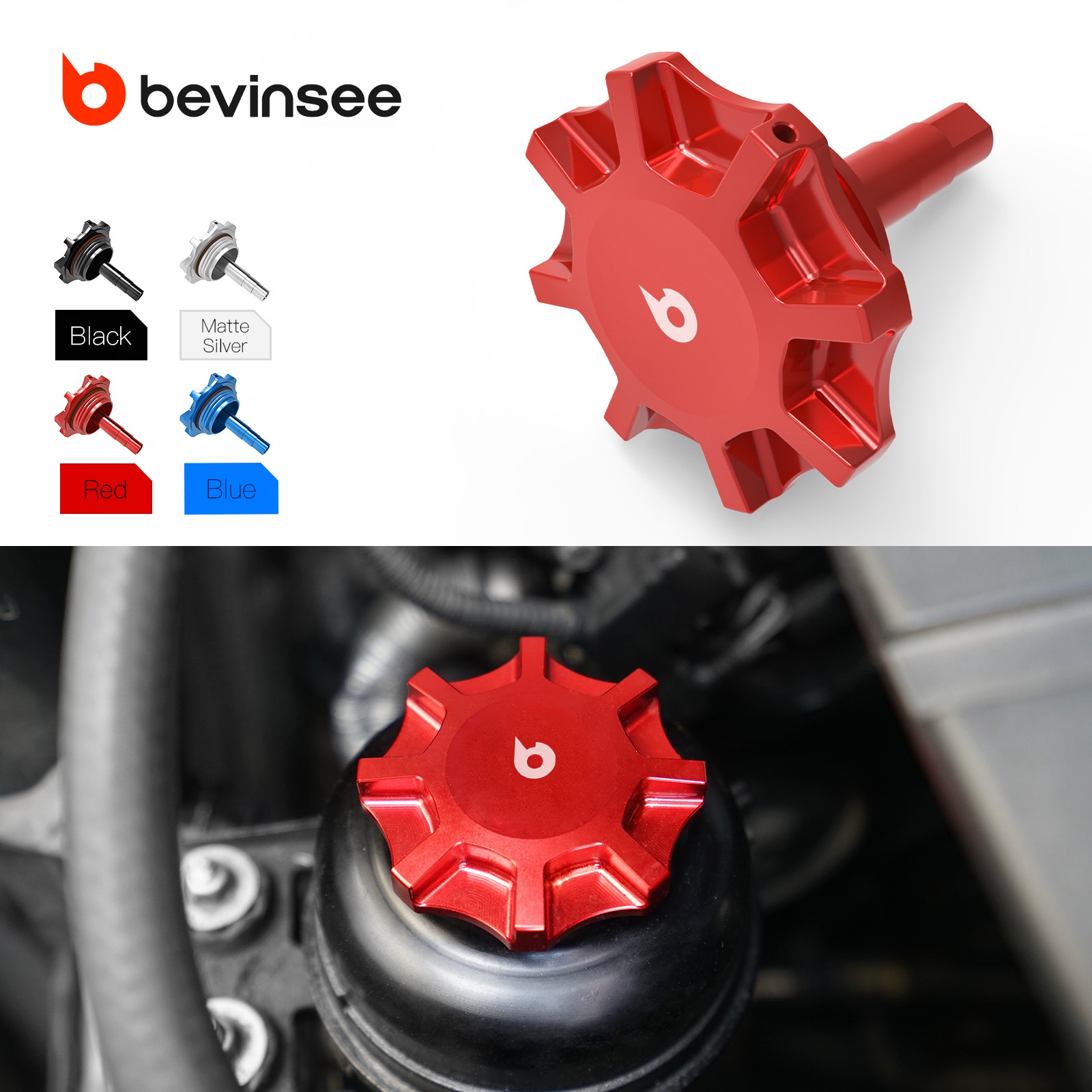 Couvercle du réservoir de direction assistée en polymère renforcé pour BMW E90