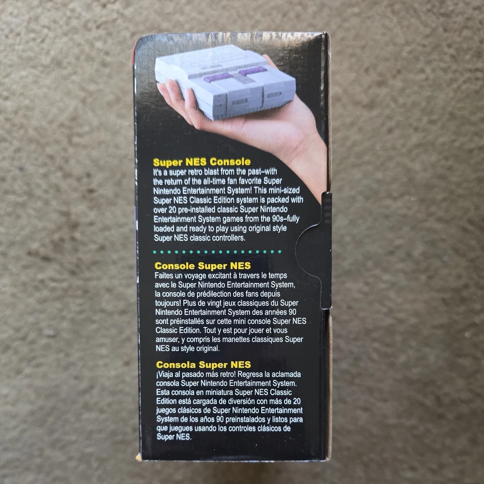 Nintendo Super NES Classic Edition Video Game Console - Gray - Image 4 of 4