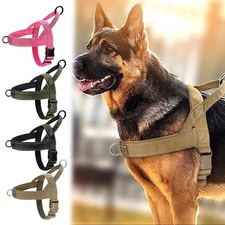UK Tactical Dog Harness No Pull Military Pet Training Vest for German Shepherd '