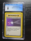 1999 Pokemon Base Set Spanish 1st Edition Energy Retrieval 81/102 CGC 8 NM/Mint