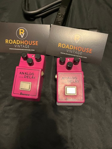 Paar Vintage Ibanez AD-80 Analog Delay Gitarrenpedal - Top!