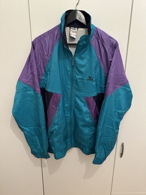 Puma Jacke Windbreaker Size M Retro Vintage Trainingsjacke Track JACKET Puma