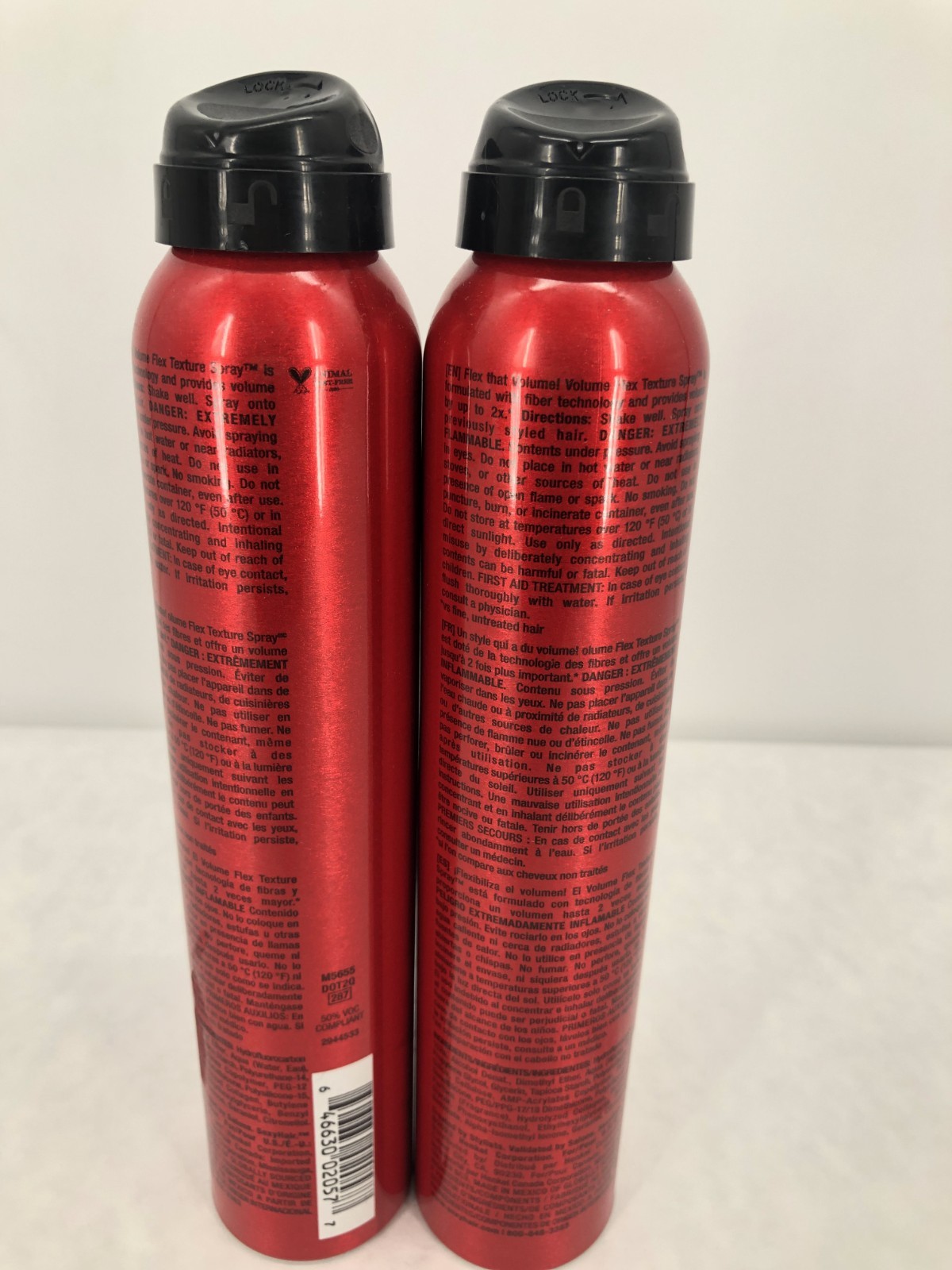 SEXYHAIR Big Volume Flex Texture Spray  5.8 Oz, 2 pack New