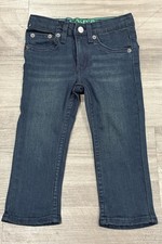 Levi  s 511 Boys Skinny Jeans Dark Wash Size 2T Adjustable Waist Toddler Denim