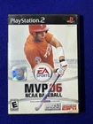 MVP 06 NCAA Baseball (Sony PlayStation 2, 2006) No Manual