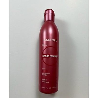 Matrix Shade Memory Vivid Reds Balancing System Shampoo 13.5 oz 400 ml NEW