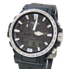 Casio Protrek Climber PRW-61-1AJF Black Stainless Steel Used