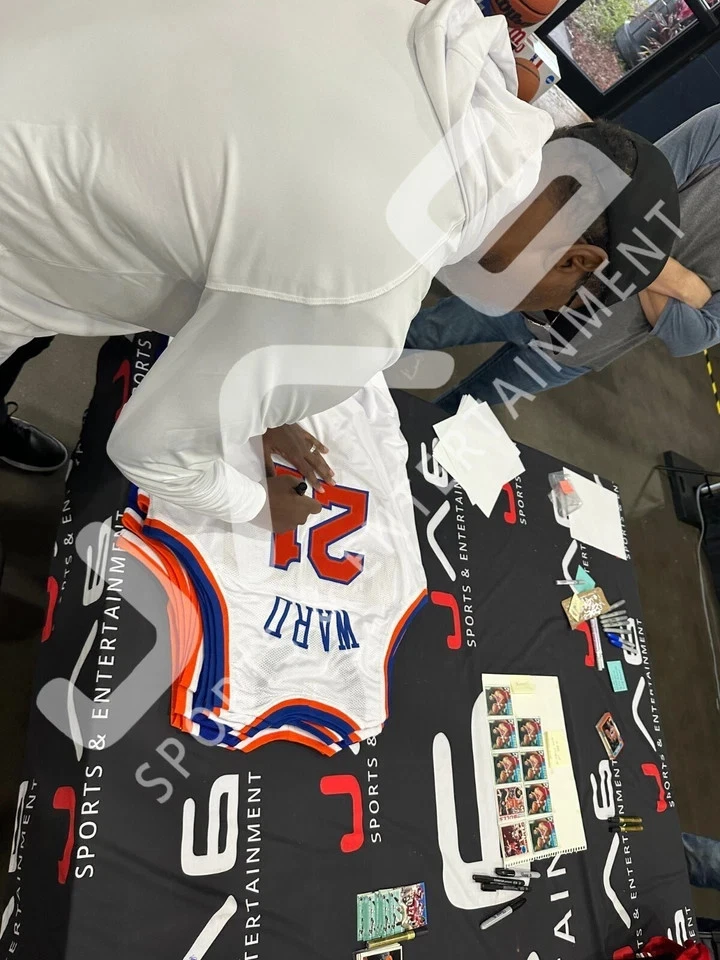 Charlie Ward autographed signed jersey NBA New York Knicks JSA COA - Image 4 of 4