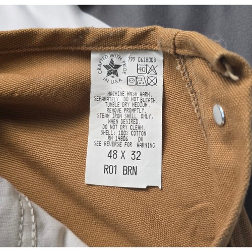 Carhartt Herren Latzhose R01 braun Double Knee - Größe 48 x 32 - Bild 2 von 5