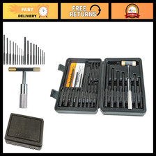 Roll Pin Punch Set with Dual Sided Hammer, Starters Storage Case for Gunsmithi