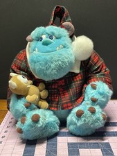 "Camisa de pijama a cuadros de felpa de 12"" Monsters Inc" de la tienda Disney Holiday Morning Sully