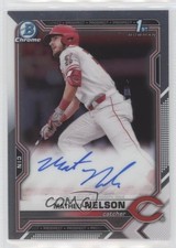 2021 Bowman Draft Chrome Draft Pick Auto Matheu Nelson #CDA-ML Auto w5b