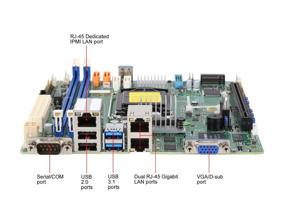 SUPERMICRO MBD-X11SCL-IF-O Mini ITX Server Motherboard LGA