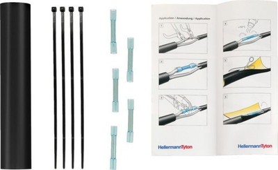 HellermannTyton Kabel-Reparatur-Set LVRK-L-24/6-200POXBK 380-04019