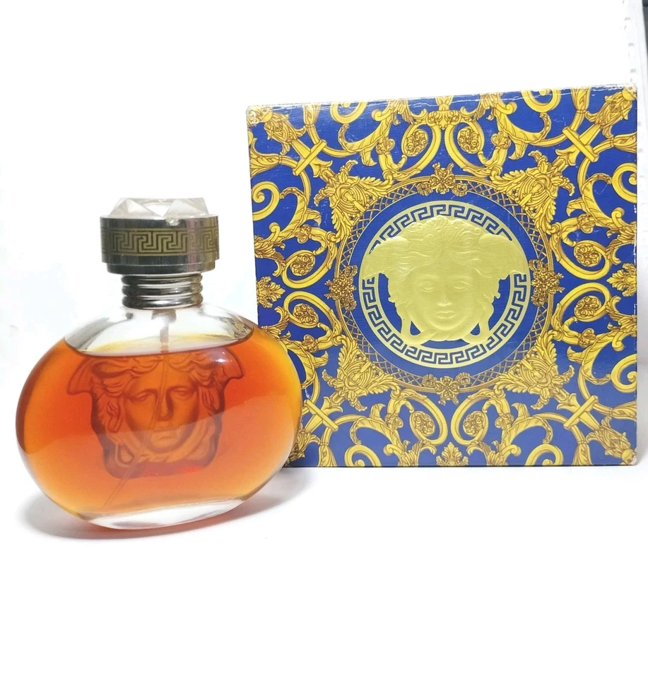 DE COLECCIÓN RUBIA DE VERSACE 100 ML EDT SPRAY CLÁSICO (NUEVO CON CAJA) PAQUETE ANTIGUO  Foto 4 de 4