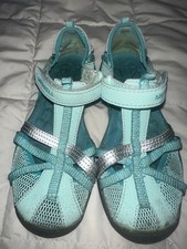Merrell Girls Hydro Monarch Teal hiking, water shoes, size 13M beach, sandals