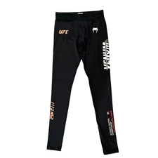 UFC Venum Performance Compression Pants Black Mens M Logo Training Leggings