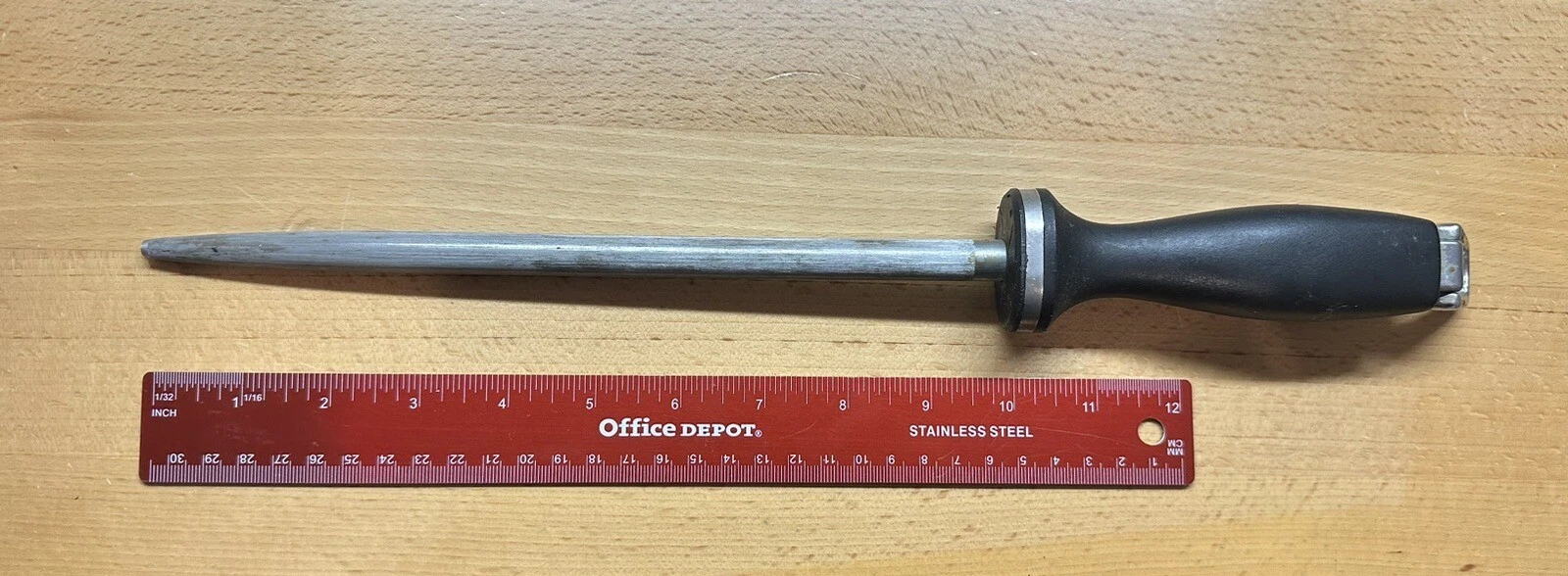 Zwilling JA Henckels Knife Sharpener Honing Blade Steel Rod 10" Solingen Germany